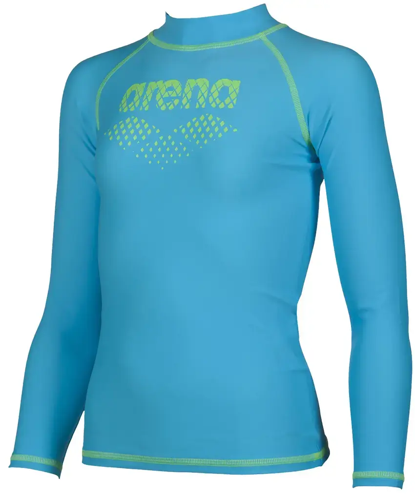 Arena AWT girl long sleeves shirt Sea – Blue /  /  / Green