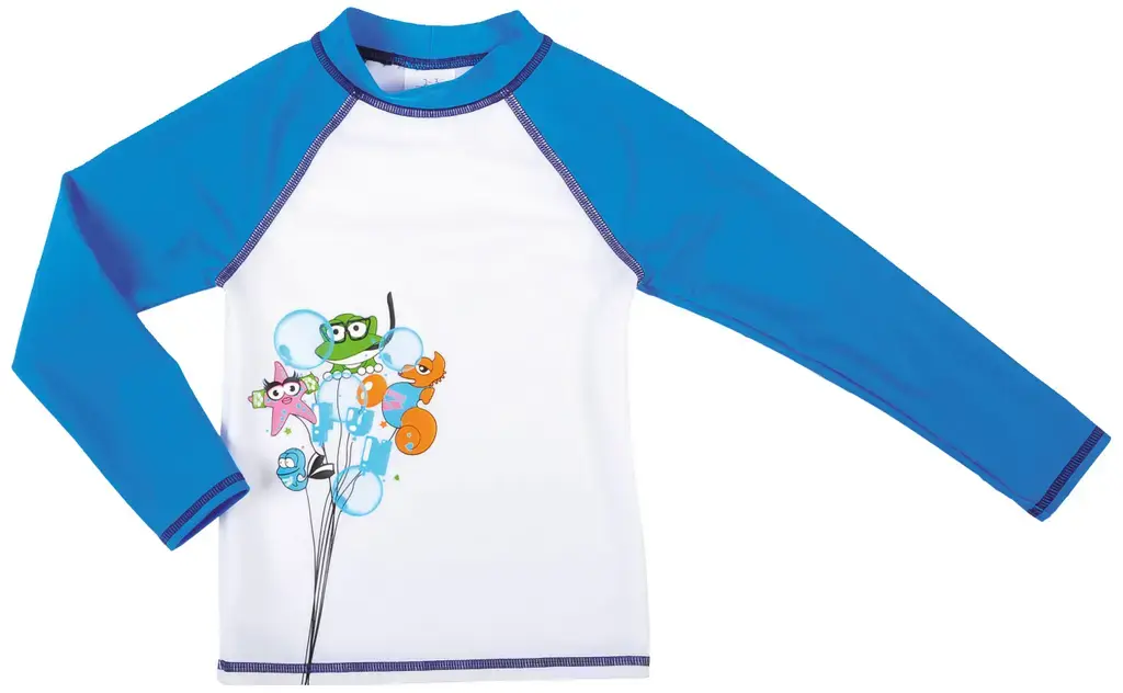 Arena AWT Kids Boy Uv L/s Tee – White /  /  / Blue
