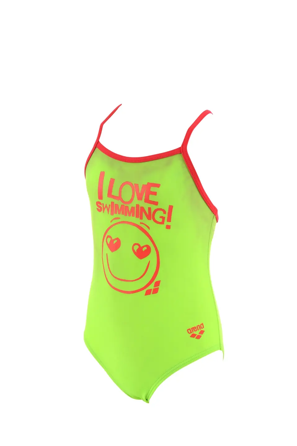 Arena Lovely Kids One Piece acid – Lime /  /  / Red