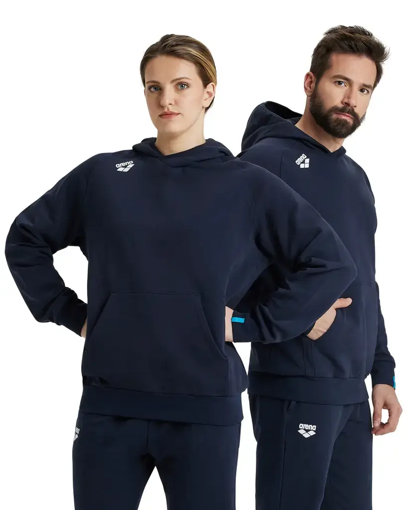 Arena Team Hooded Sweat Panel Fleece – Navy