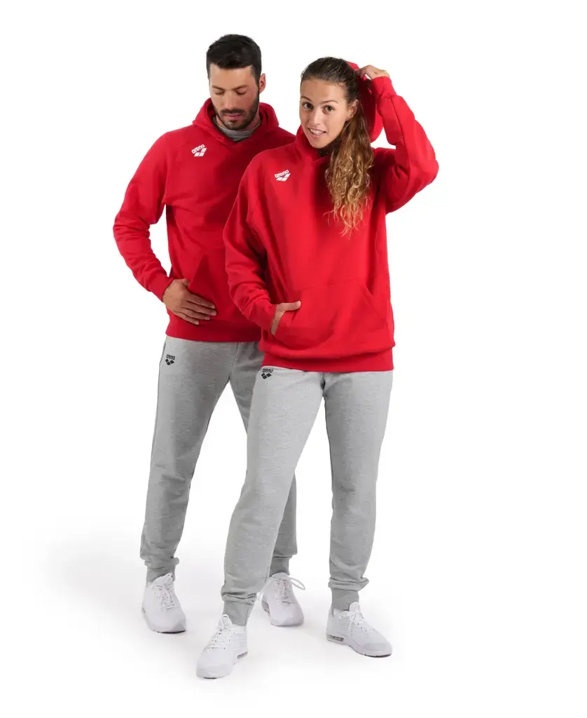 Arena Team Hooded Sweat Panel Fleece – Red
