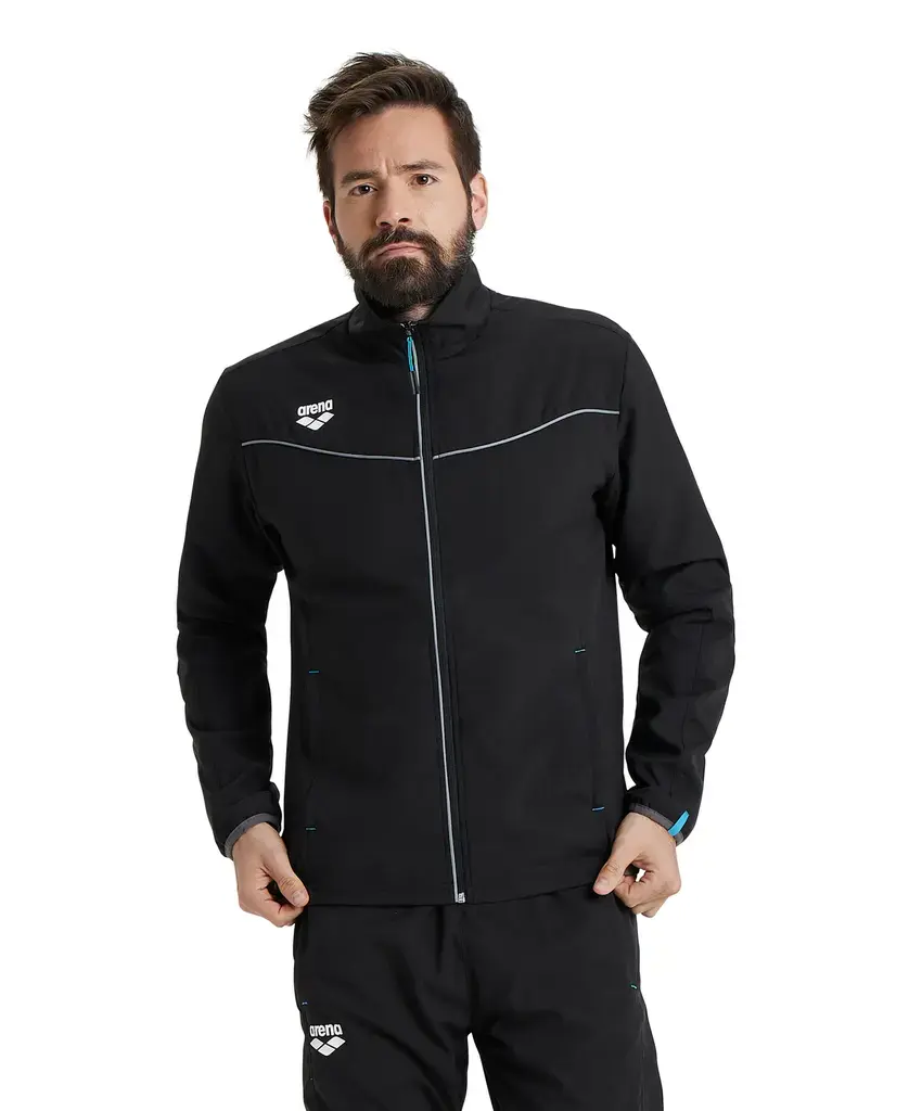 Arena Team Jacket Panel – Black
