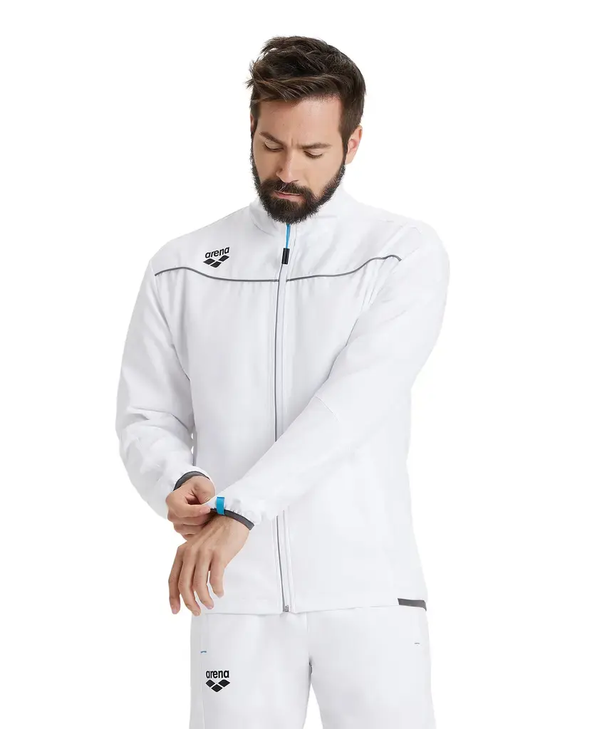 Arena Team Jacket Panel – White