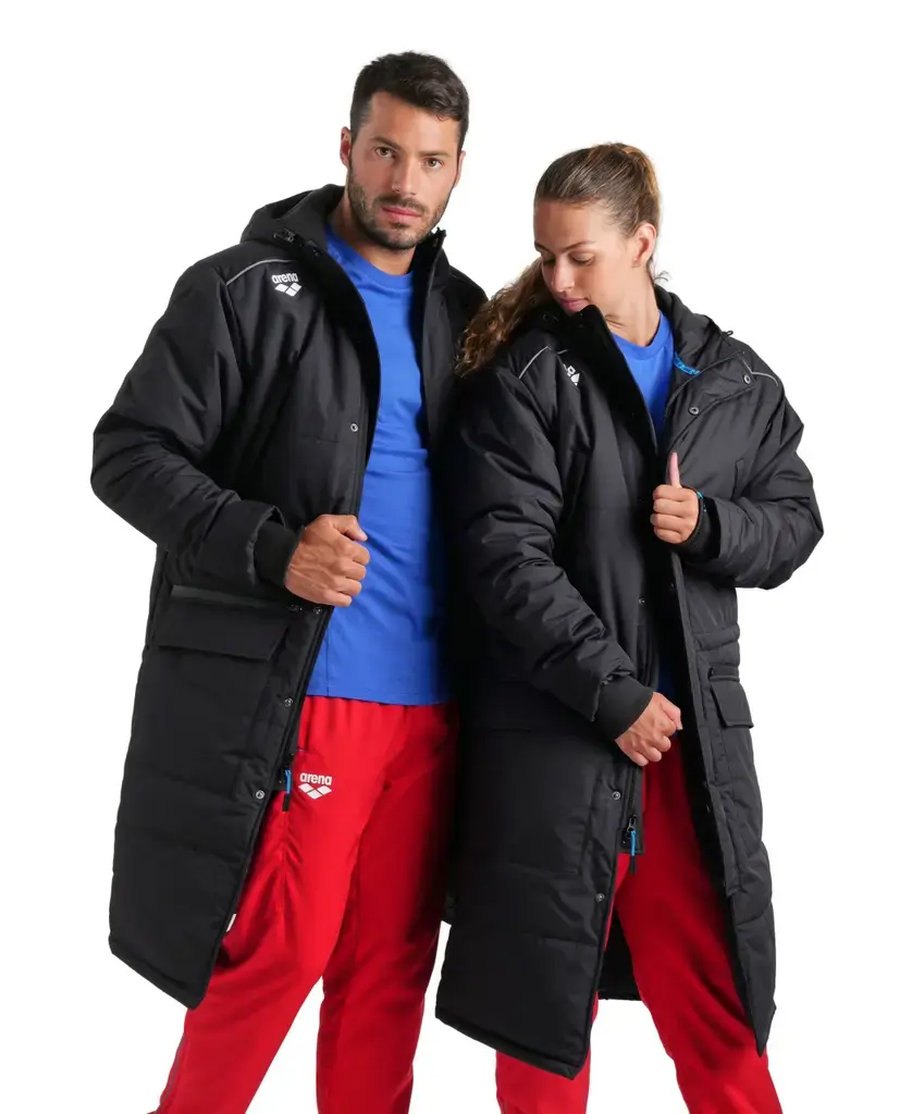 Arena Team Parka Solid – Black