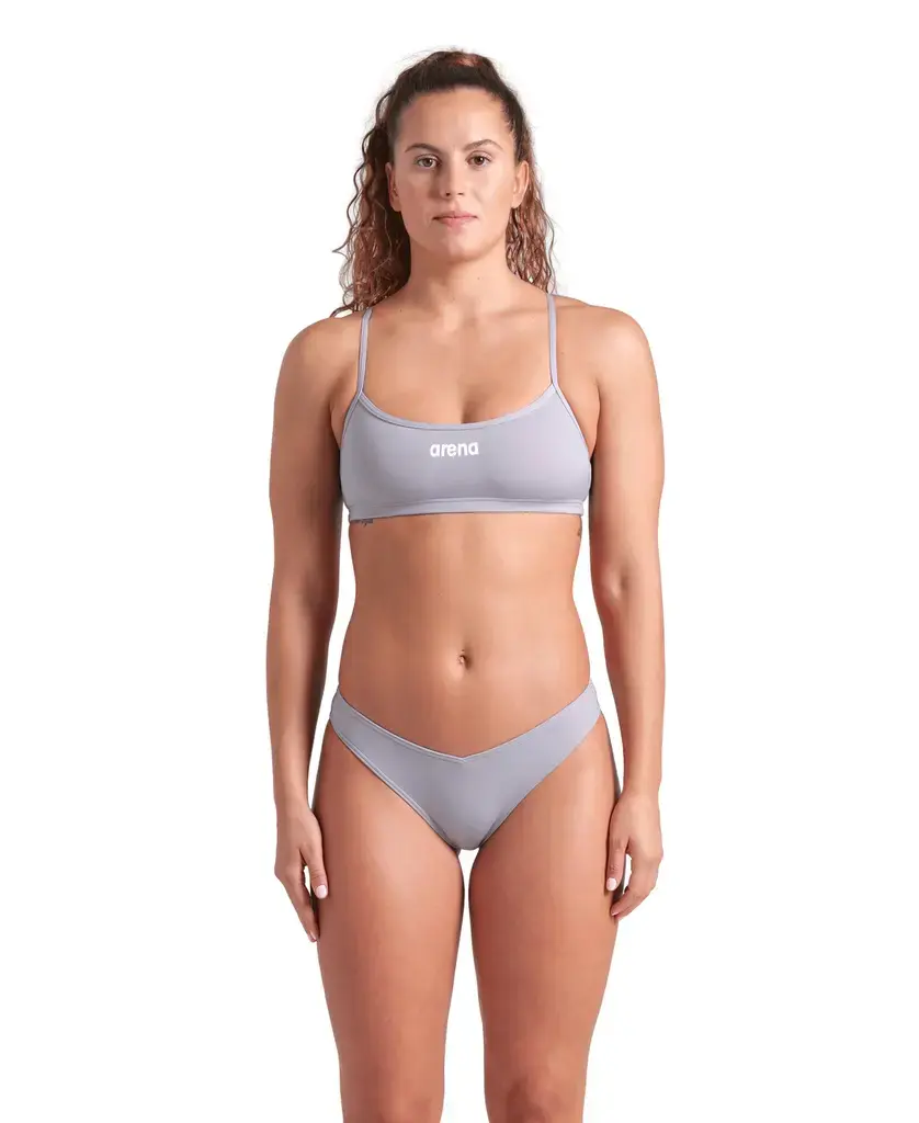 Arena W Bikini Bandeau Solid Sea Foam- – White